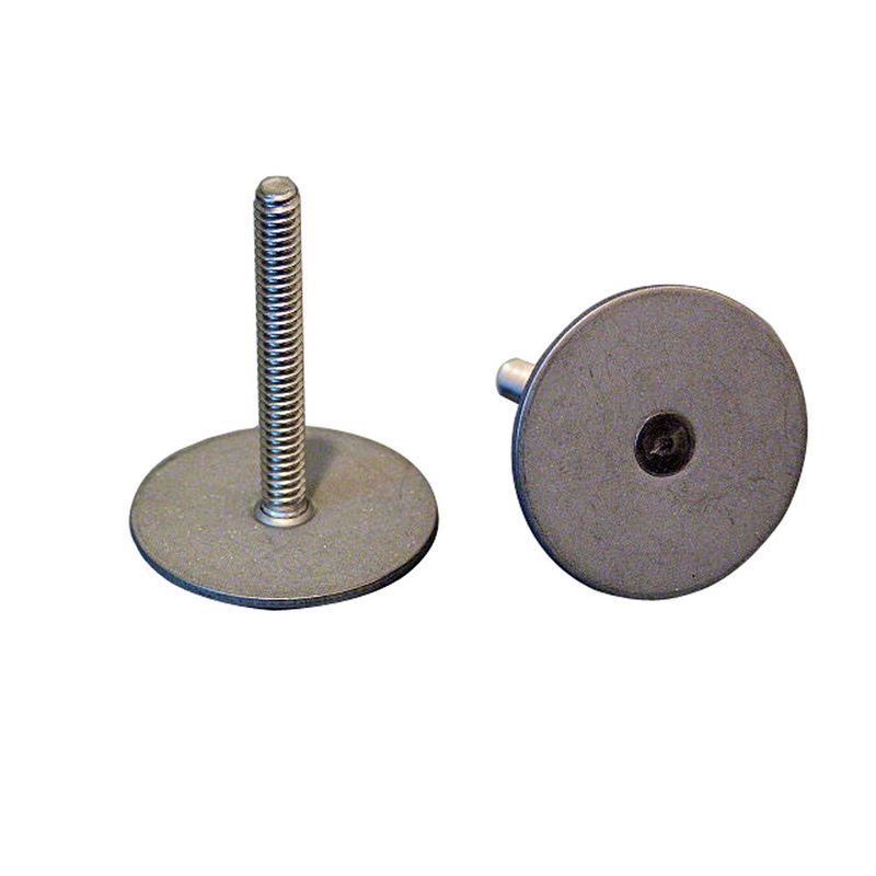 Weld Mount 1.5 Tall Stainless Steel Stud w/#10 x 24 Threads – Qty. 10 [102424]