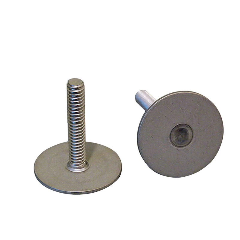 Weld Mount 1 Tall Stainless Stud w/1/4 x 20 Threads – Qty. 10 [142016]