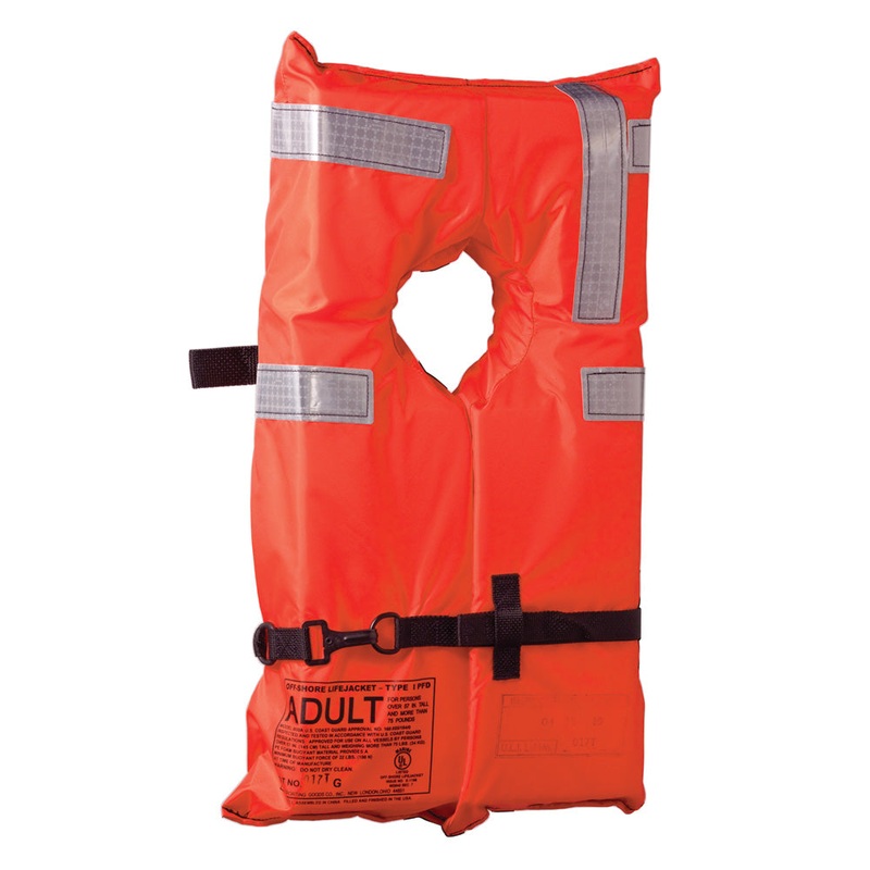 Kent Type I Collar Style Life Jacket – Adult Universal [100100-200-004-12]
