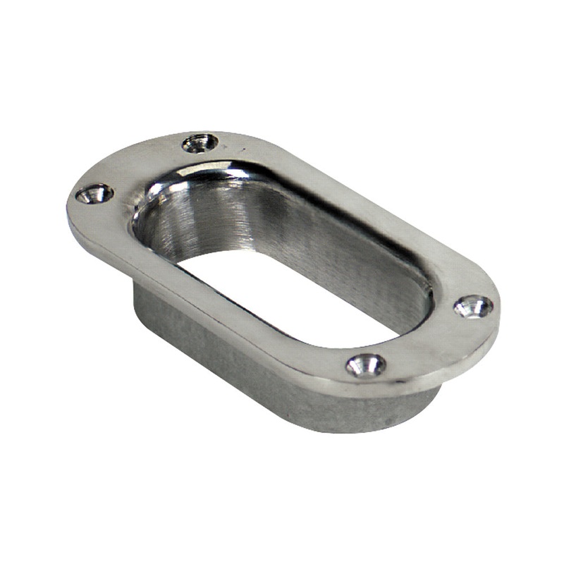 Whitecap Hawse Pipe – 316 Stainless Steel – 1-1/2 x 3-3/4 [6223C]