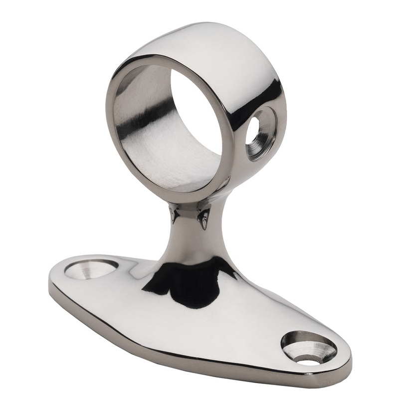 Whitecap 90 Degree Handrail Stanchion – Center – 316 Stainless Steel – 7/8 Tube O.D. [6279C]