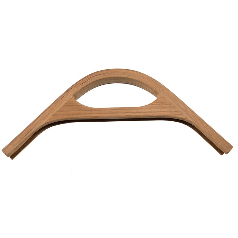 Whitecap Teak Track Corner w/Hand Hold Molding – 3/4 [60805]