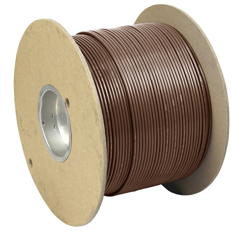 Pacer Brown 18 AWG Primary Wire – 1,000′