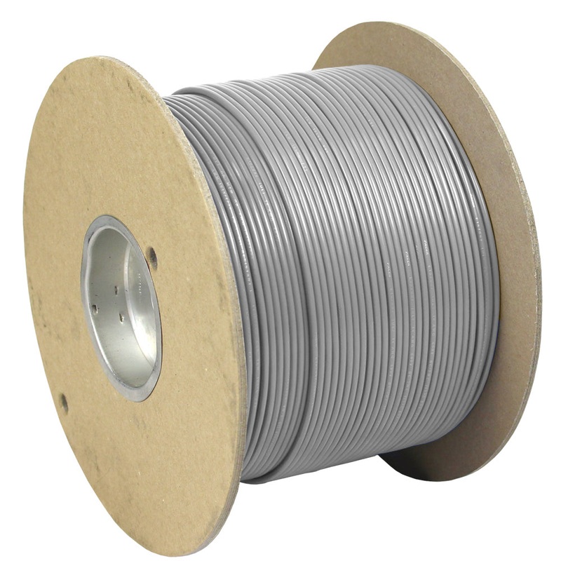Pacer Grey 18 AWG Primary Wire – 1,000′
