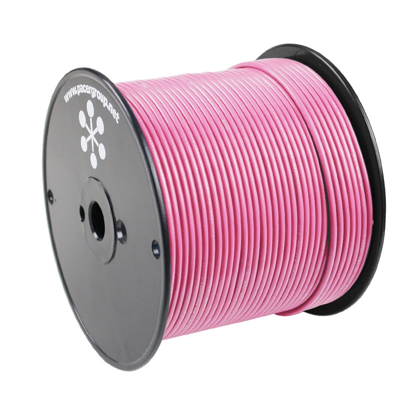 Pacer Pink 14 AWG Primary Wire – 500′