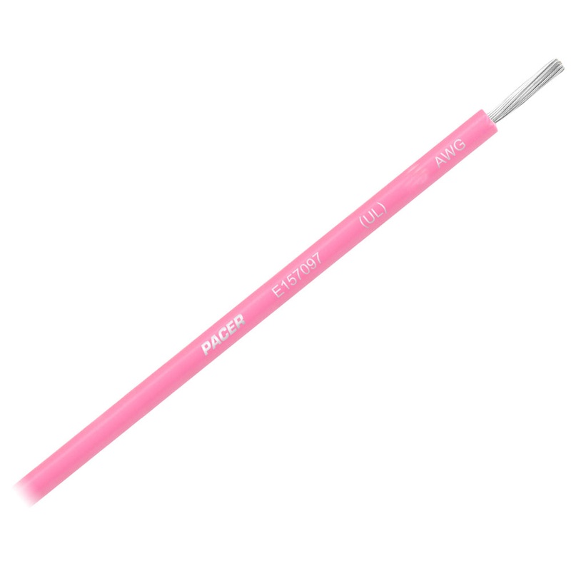 Pacer Pink 16 AWG Primary Wire – 25′