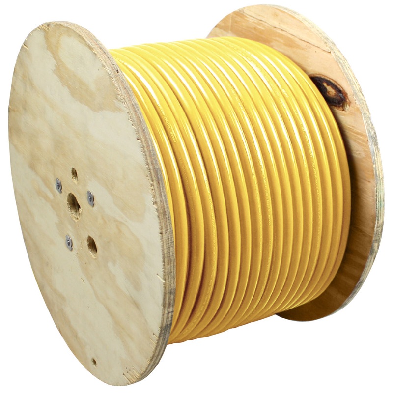 Pacer Yellow 4 AWG Battery Cable – 500′