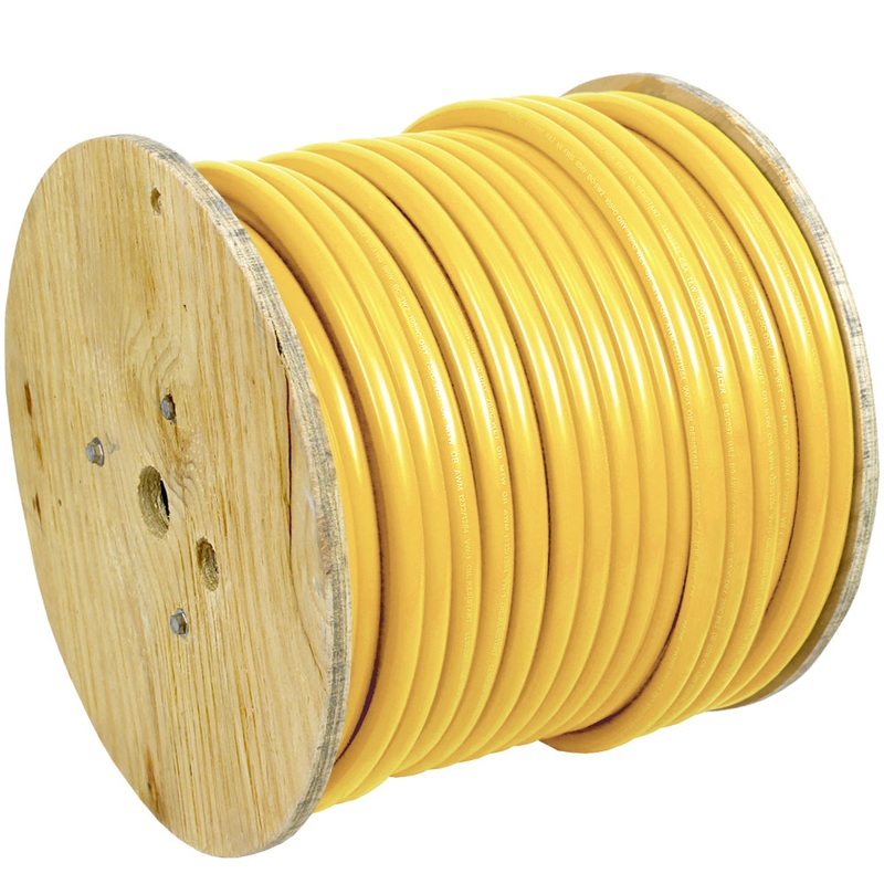 Pacer Yellow 6 AWG Battery Cable – 250′