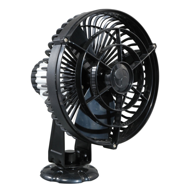 SEEKR by Caframo Kona 817 12V 3-Speed 7 Waterproof Fan – Black [817CABBX]