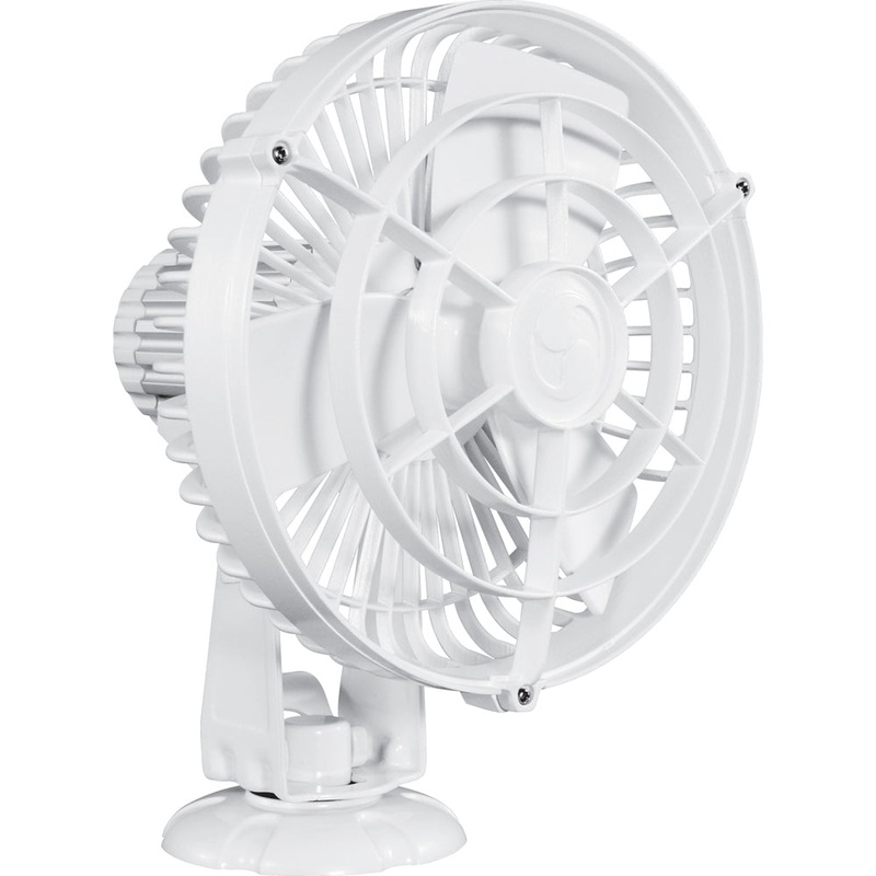 SEEKR by Caframo Kona 817 12V 3-Speed 7 Waterproof Fan – White [817CAWBX]