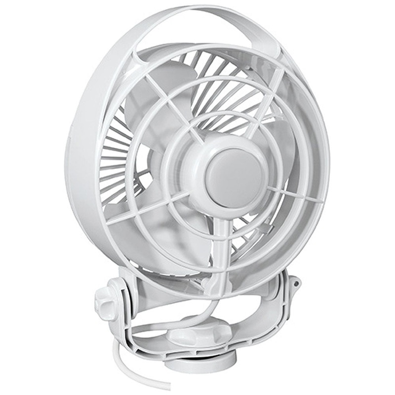 SEEKR by Caframo Maestro 12V 3-Speed 6 Marine Fan w/LED Light – White [7482CAWBX]