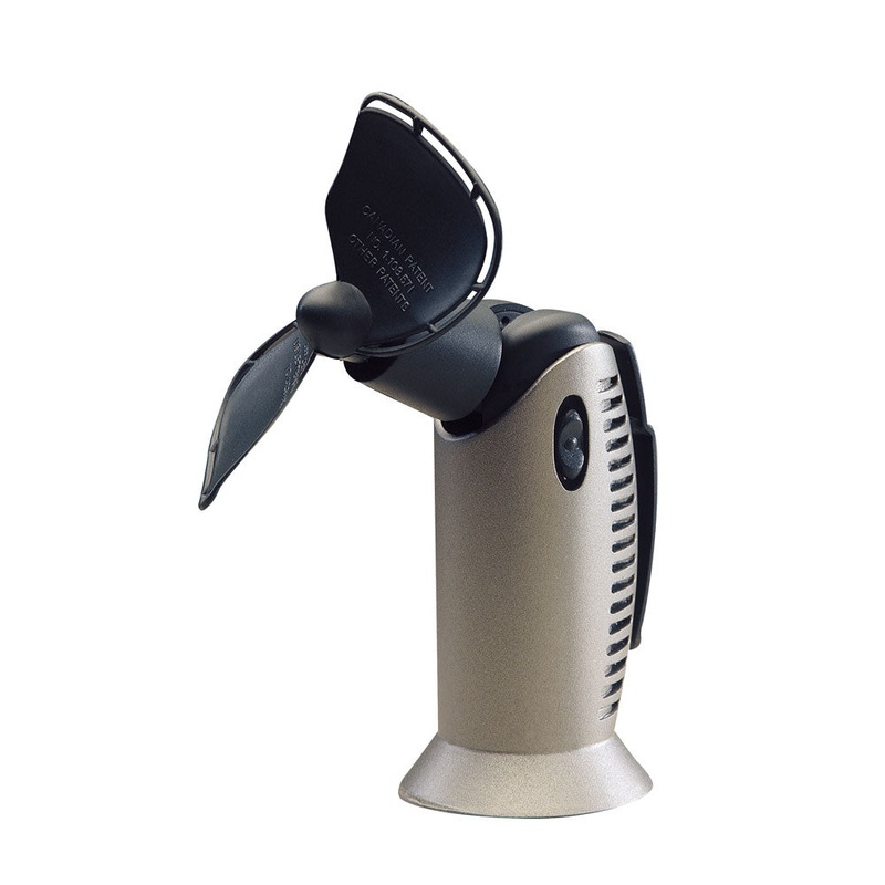 SEEKR by Caframo Tiny Tornado II 827 4.5 Handheld 1-Speed Fan – Black [827CATCS]