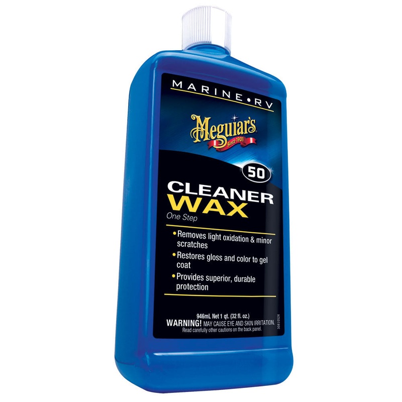 Meguiar’s #50 Boat/RV Cleaner Wax – Liquid 32oz [M5032]