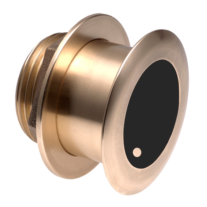 Garmin Bronze Thru-hull Wide Beam Transducer w/Depth & Temp – 20 Degree tilt, 8-pin – Airmar B175HW [010-12181-22]