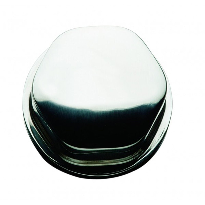 Schmitt Marine Faux Center Nut – Chrome/Plastic – 1/2 3/4 Base f/Cast Steering Wheels [CAP0304]