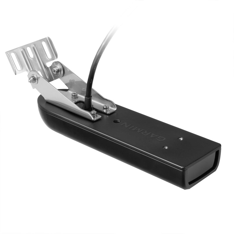 Garmin GT51M-TM Transom Mount DownVu/SideVu 500W, Traditional 600W Transducer Mid-Band CHIRP w/Temp – 12-Pin [010-01966-00]