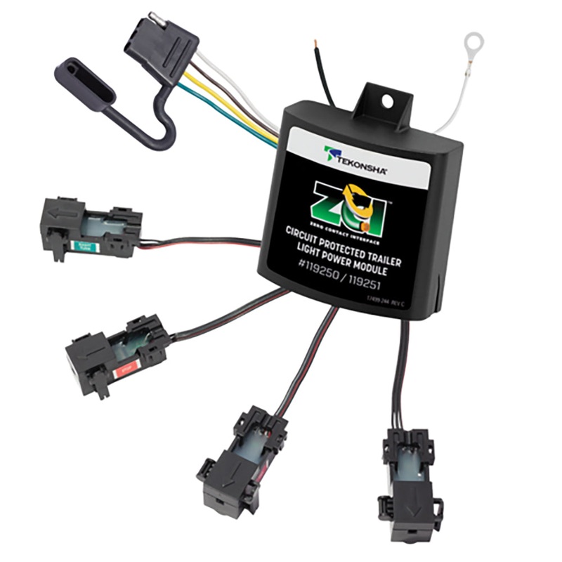 Tekonsha ZCI Zero Contact Interface Universal ModuLite – Universal Trailer Light Power Module [119250]