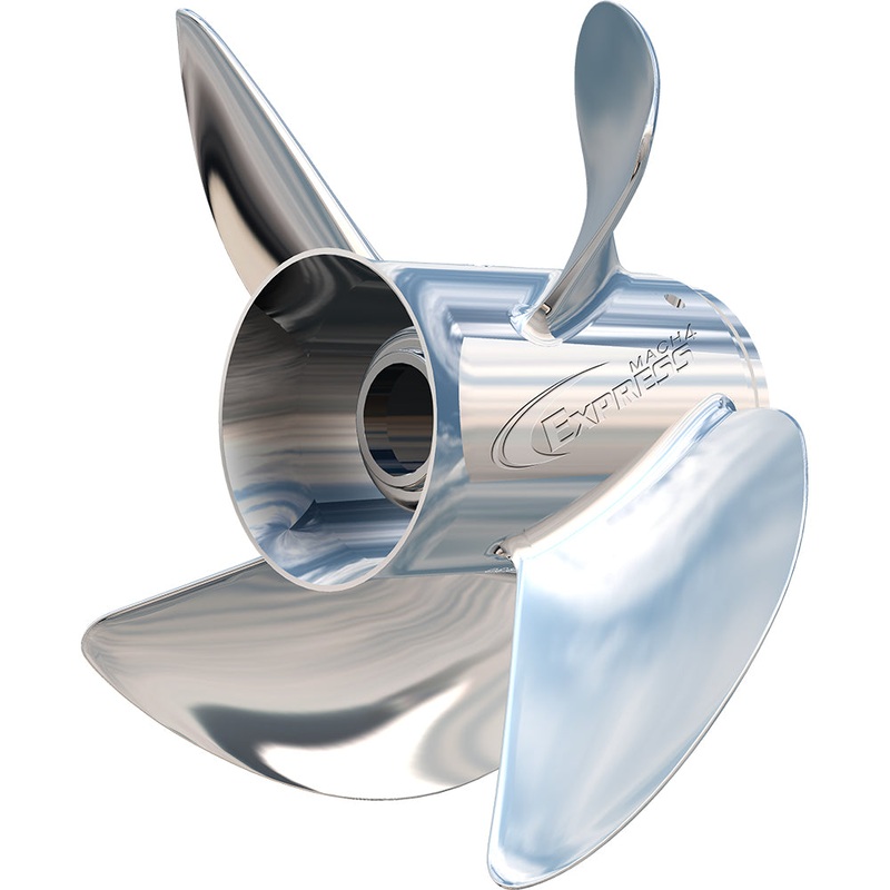 Turning Point Express Mach4 – Left Hand – Stainless Steel Propeller – EX1/EX2-1317-4L – 4-Blade – 13.25 x 17 Pitch [31431740]