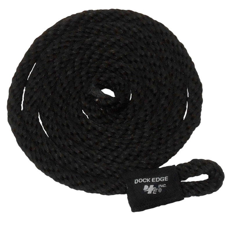 Dock Edge Fender Line – 3/8 x 5′ – Black – 2-Pack [91-566-F]