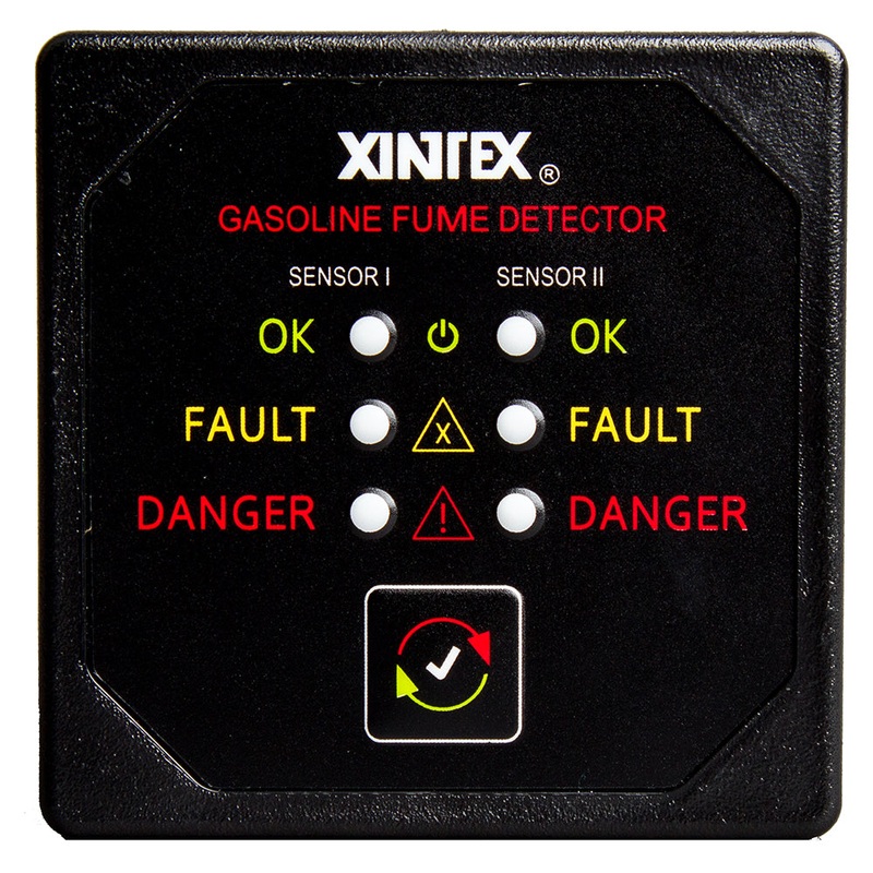 Fireboy-Xintex Gasoline Fume Detector w/Dual Channel – 12/24V [G-2B-R]