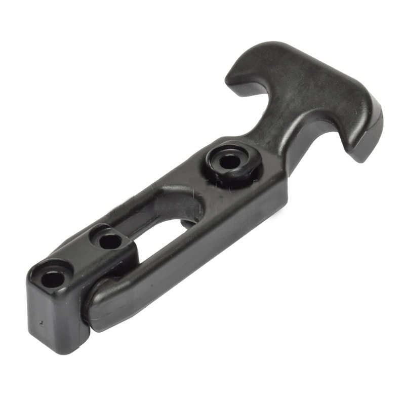 Southco T-Handle Latch – Black Flexible Rubber w/Keeper [F7-53]