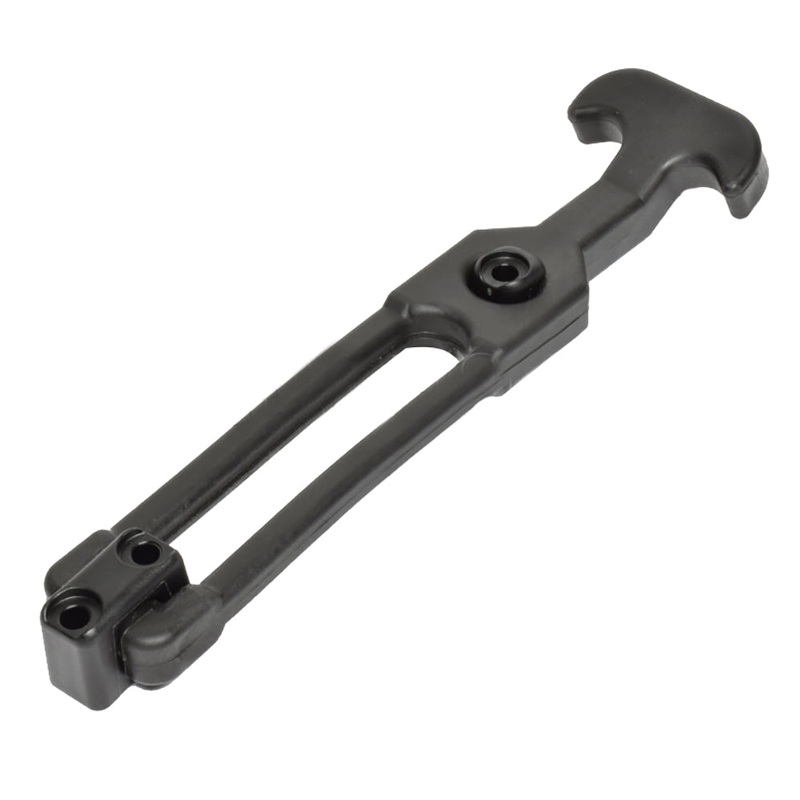 Southco T-Handle Latch w/Keeper – Pull Draw Front Mount Black Flexible Rubber [F7-73]