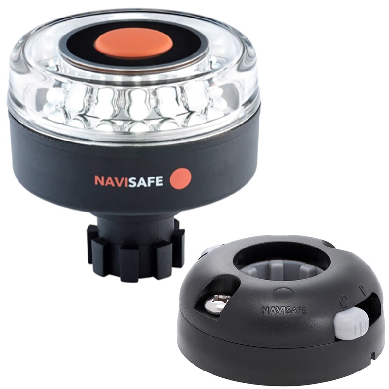 Navisafe Navilight 360 2NM w/Navibolt Base  Horizontal Mount – Black [042KIT7]