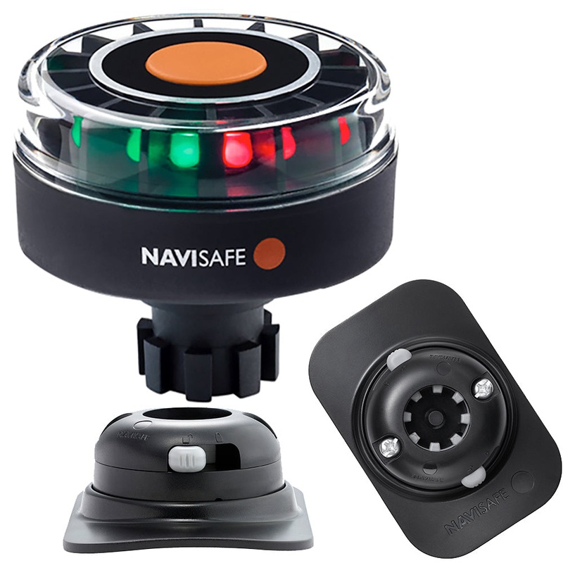 Navisafe Navilight Tricolor 2NM w/Navibolt Base  RIB Mount – Black [342KIT2]