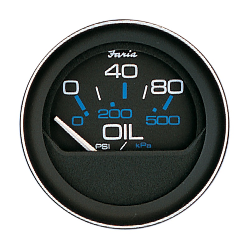 Faria Coral 2 Oil Pressure Gauge (80 PSI) [13002]