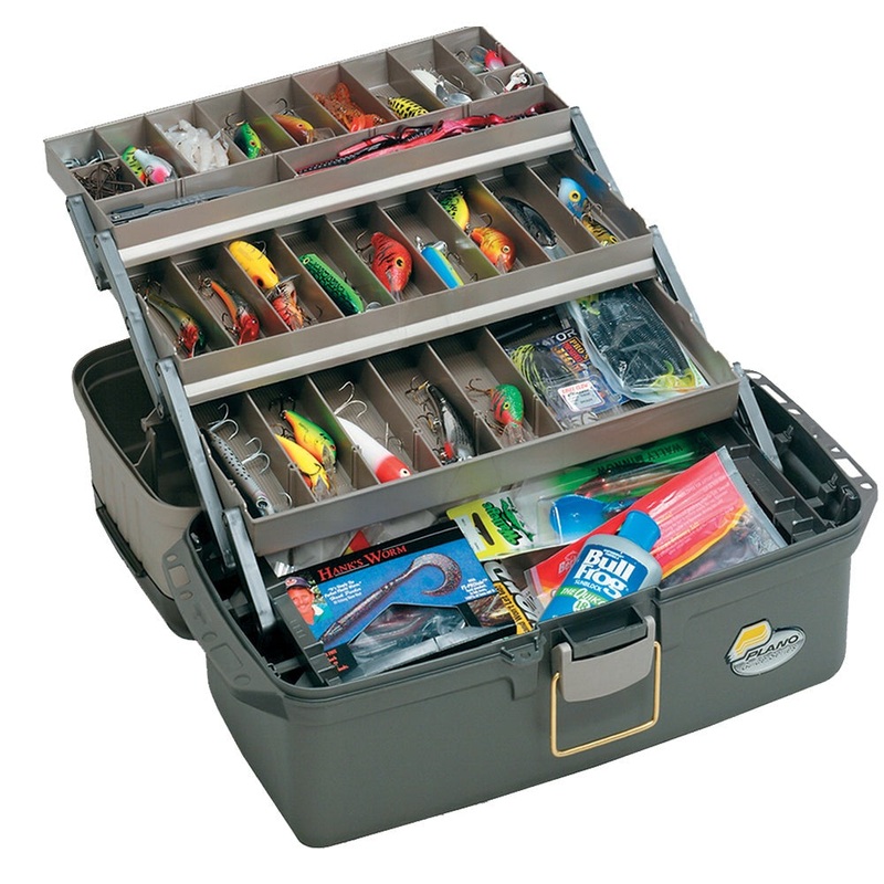Plano Guide Series Tray Tackle Box – Graphite/Sandstone [613403]