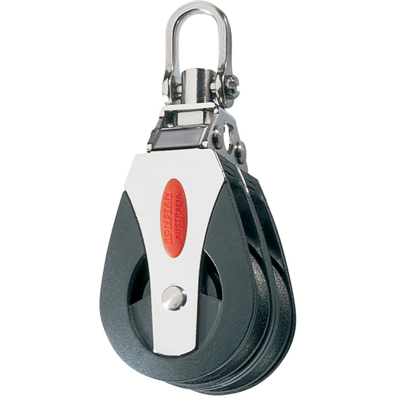 Ronstan Series 40 Ball Bearing Block – Double – Swivel Head [RF40200]
