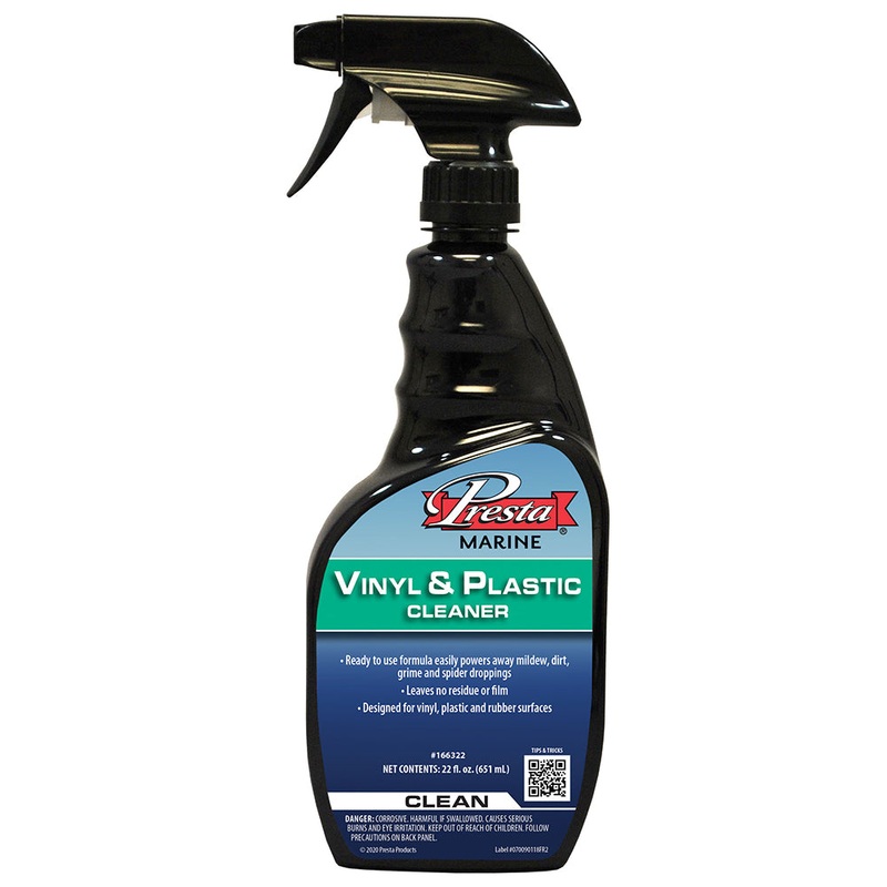 Presta Marine Vinyl  Plastic Cleaner – 22oz [166322]