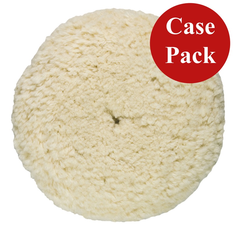 Presta Rotary Wool Buffing Pad – White Heavy Cut – *Case of 12* [810176CASE]