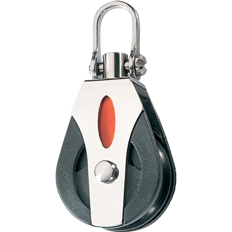 Ronstan Series 30 Utility Ball Bearing Block – Single, Swivel Shackle Head [RF30100]