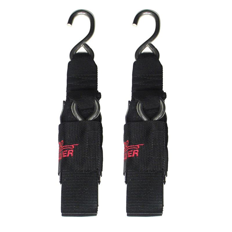 Rod Saver Deluxe Stainless Steel Transom Tie-Down – 2 x 6 – Pair [SSTTD6]