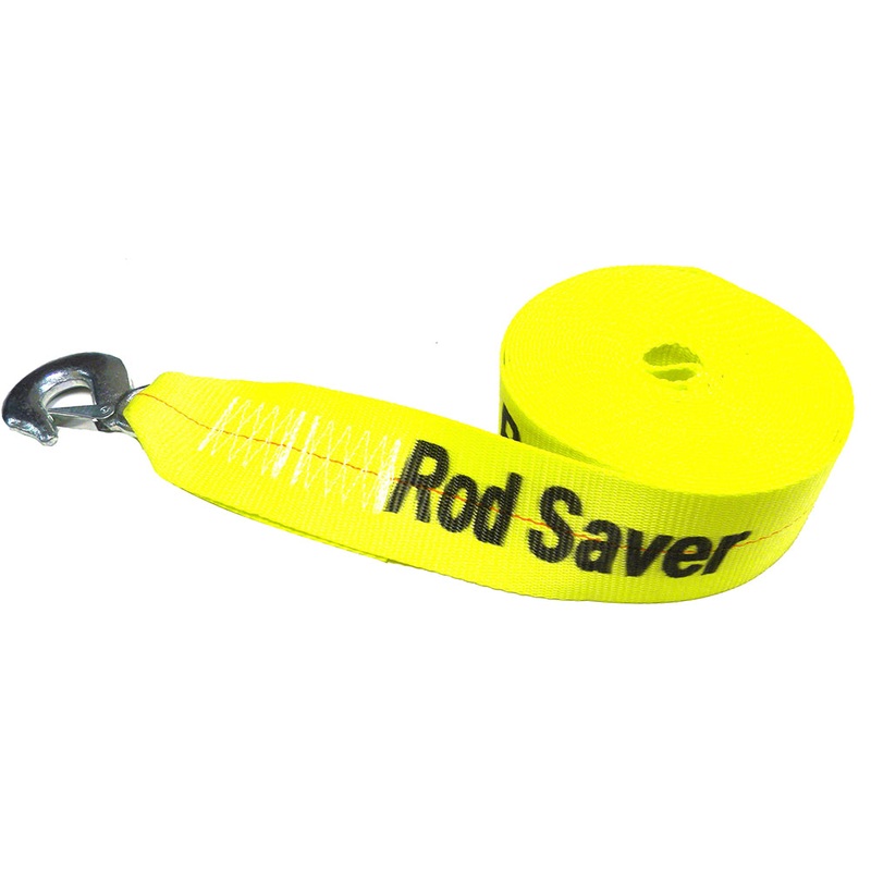 Rod Saver Heavy-Duty Winch Strap Replacement – Yellow – 3 x 20 [WS3Y20]