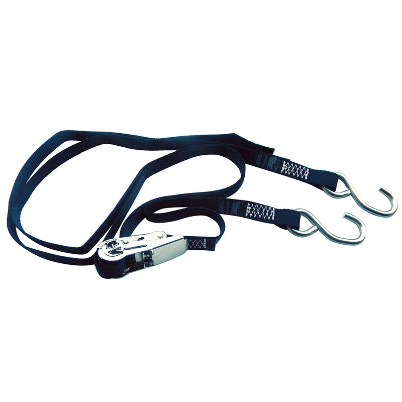Rod Saver Stainless Steel Ratchet Gunwale Tie-Down – 1 x 10 [SSRGW10]