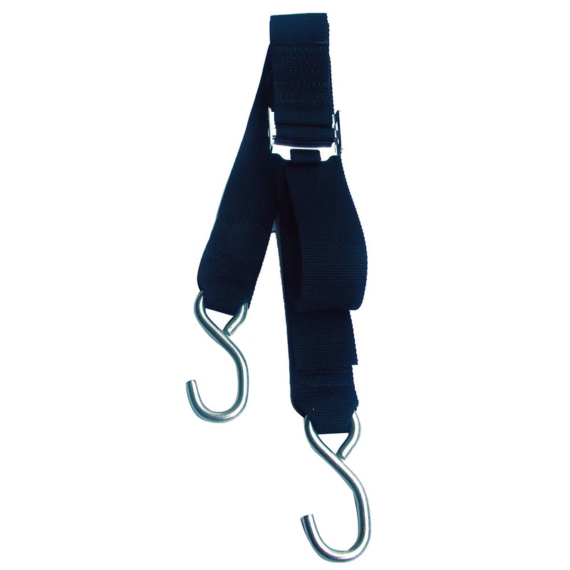 Rod Saver Stainless Steel Roller Buckle Gunwale Tie-Down – 2 x 10 [SS/GW210]