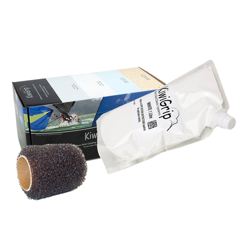KiwiGrip 1 Liter Pouch – White w/4 Roller [KG-1WP-R]