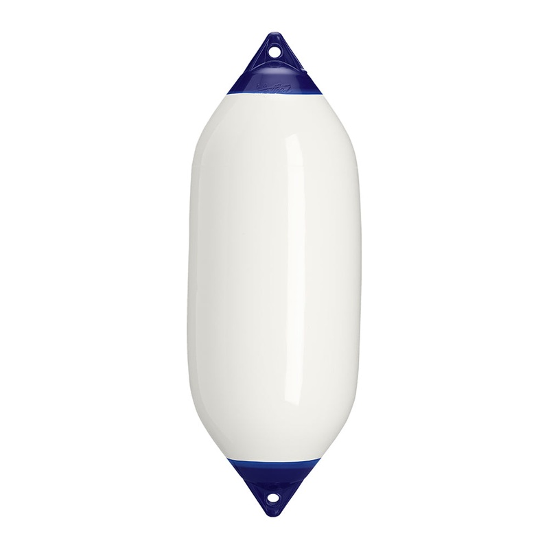 Polyform F-7 Twin Eye Fender 15 x 41 – White [F-7-WHITE]