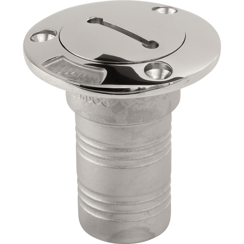 Sea-Dog Stainless Steel Cast Hose Deck Fill Fits 1-1/2 Hose – Gas [351320-1]
