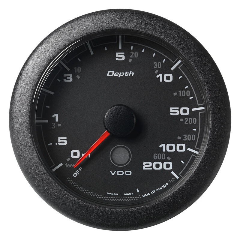 Veratron 3-3/8 (85MM) OceanLink Depth Gauge (200M/600) – Black Dial  Bezel [A2C1957360001]