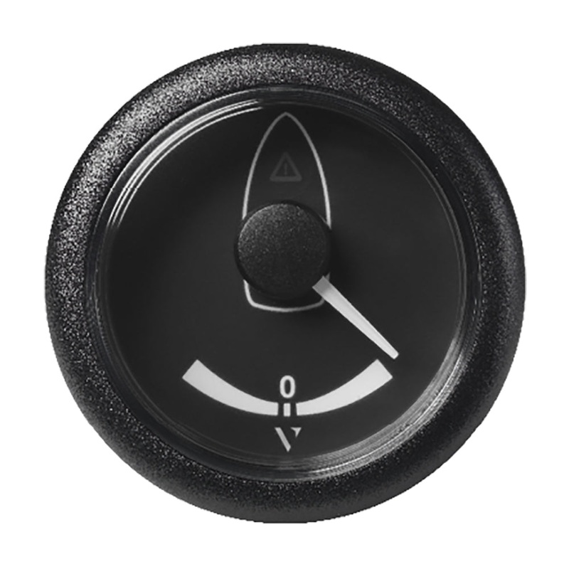 Veratron 52MM (2-1/16) ViewLine Rudder Angle Gauge 40 STB/Port – Black Dial  Bezel [A2C59514154]