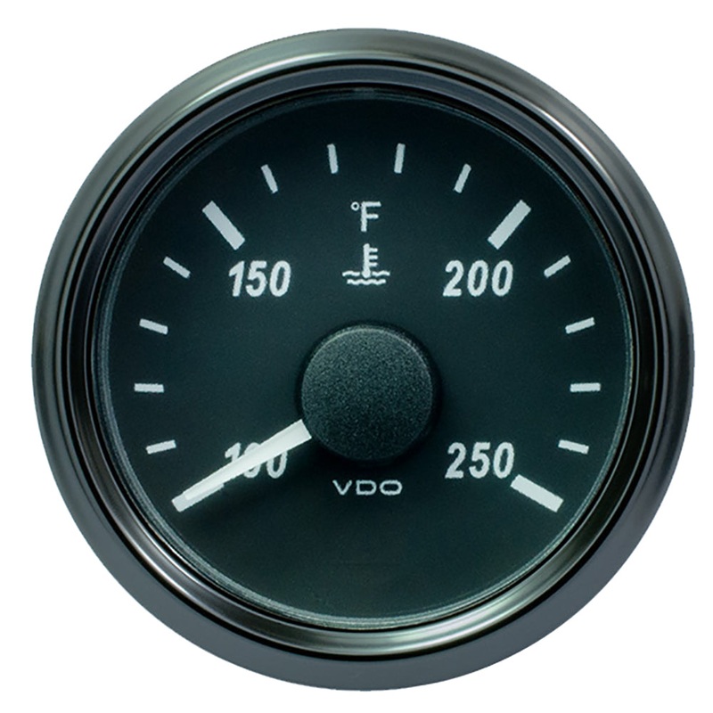 VDO SingleViu 52mm (2-1/16) Water Temp. Gauge – 250 F – 291-22 OHM [A2C3833350030]