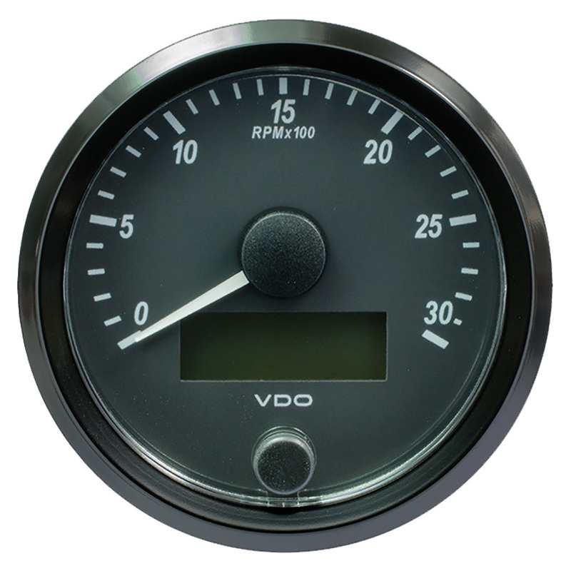 VDO SingleViu 80mm (3-1/8) Tachometer – 3000 RPM [A2C3832980030]