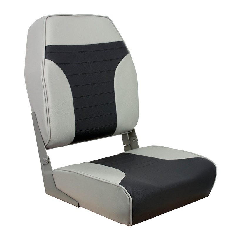 Springfield High Back Multi-Color Folding Seat – Grey/Charcoal [1040663]
