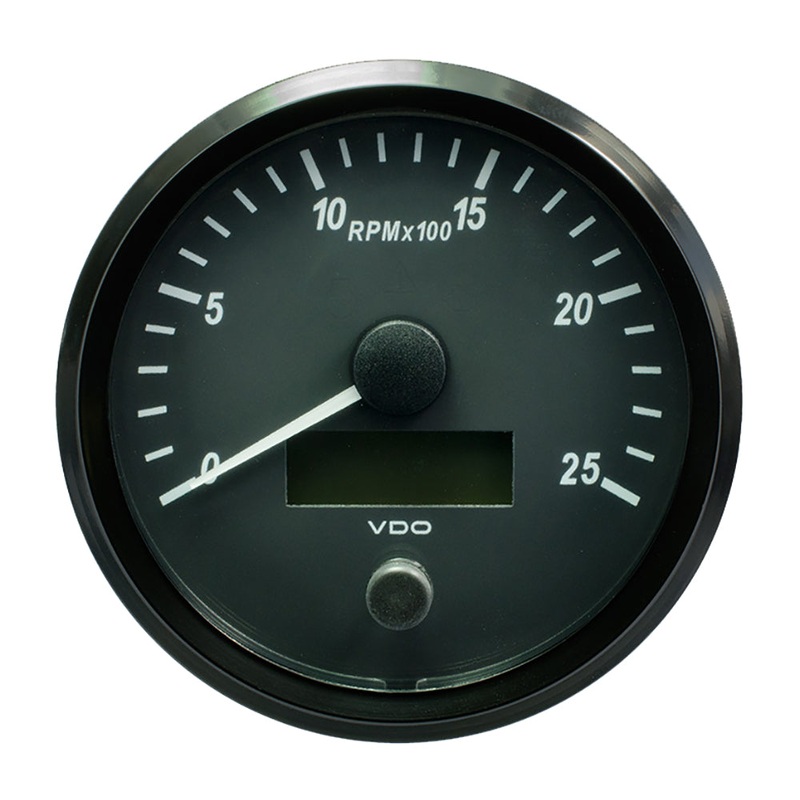 VDO SingleViu 100mm (4) Tachometer – 2500 RPM [A2C3832820030]