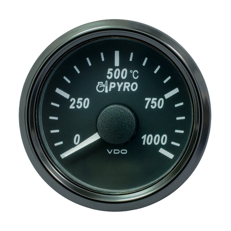 VDO SingleViu 52mm (2-1/16) Exhaust Gas Temp. Gauge – 1000C [A2C3833050030]