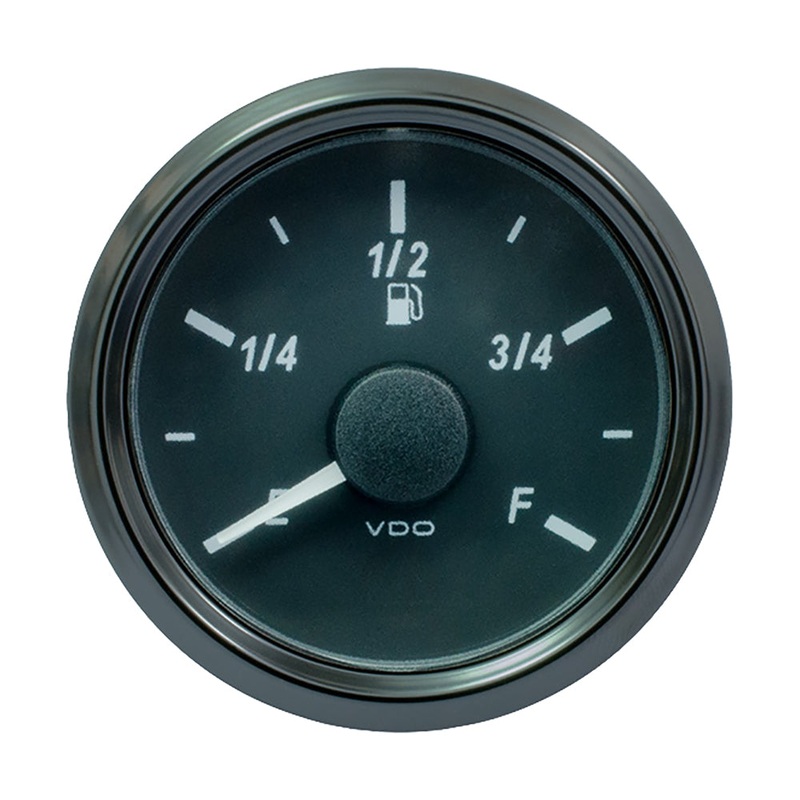 VDO SingleViu 52mm (2-1/16) Fuel Level Gauge – E/F Scale 240-33 Ohm [A2C3833130030]