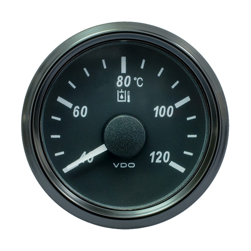 VDO SingleViu 52mm (2-1/16) Hydraulic Oil Temp. Gauge – 120C – 291-22 Ohm [A2C3833510030]
